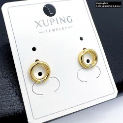 Сережки Xuping14К 10292 (0,8 см.)